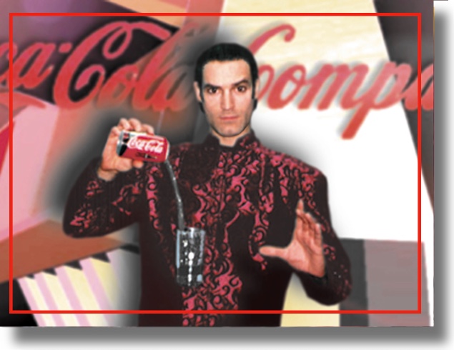 Coca Cola Clean Comedy Magician Corporate Comedy Magician For Private Events and Trade Shows in Palm Beach, Coral Gables, Coconut Grove, Key West, Naples, Key Largo and Pinecrest Florida